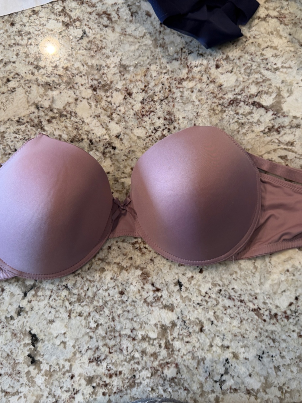 Mauve Seamless T-Shirt Bra with Light Padding 44D